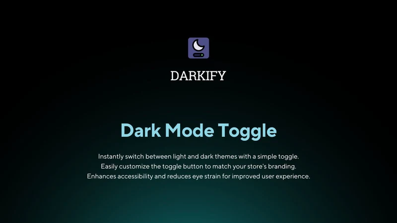 Darkify ‑ Dark Mode Toggle