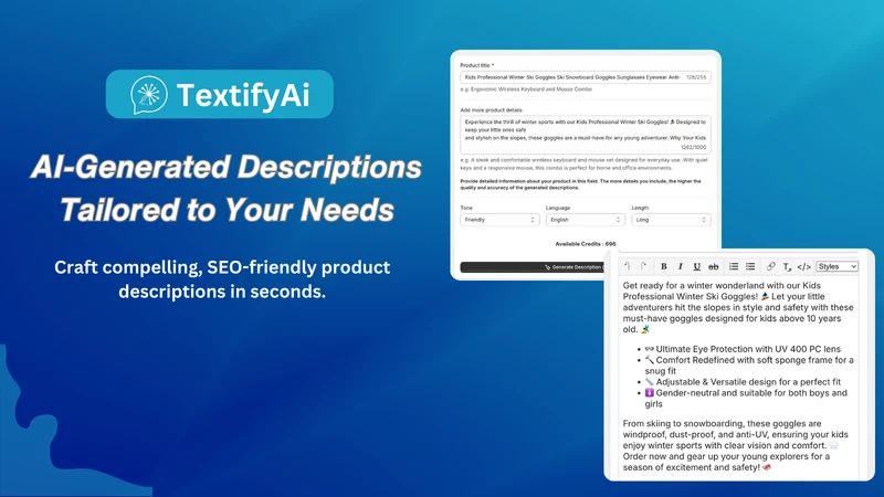 TextifyAi ‑AI Descriptions