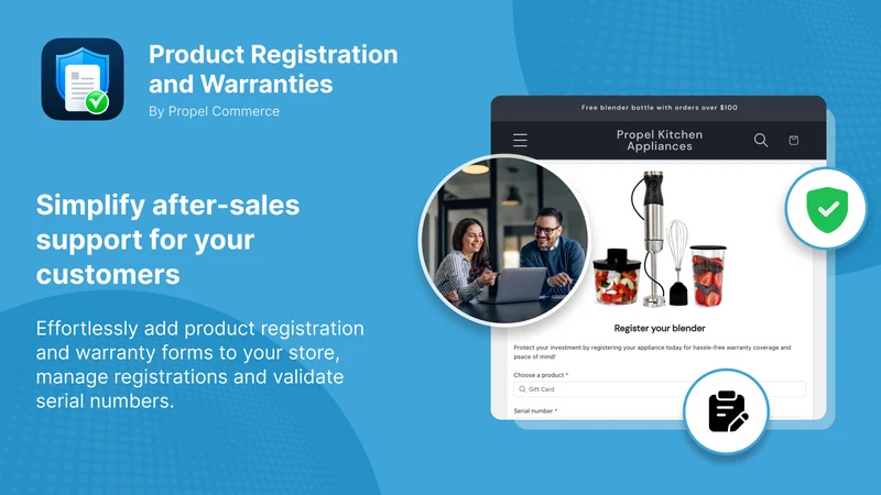 Warranty Registration ‑ Propel