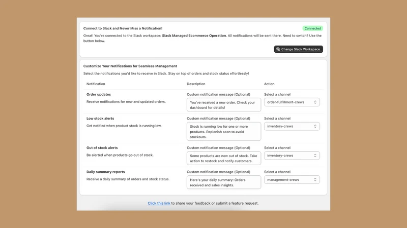 TW ‑ Notify team on Slack