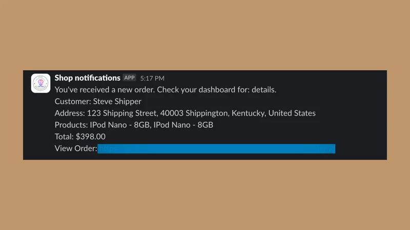 TW ‑ Notify team on Slack