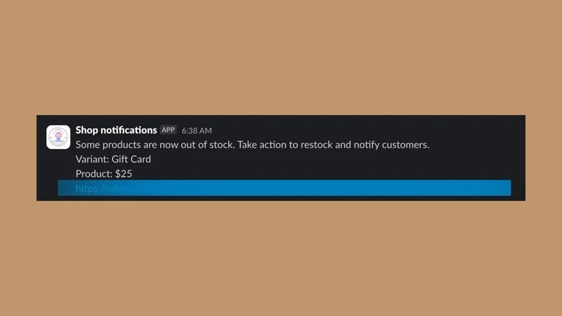 TW ‑ Notify team on Slack
