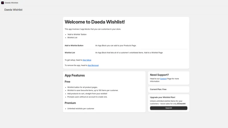 Daeda Wishlist