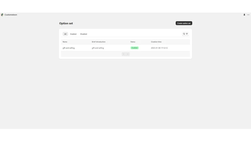 Customeleon Product Options
