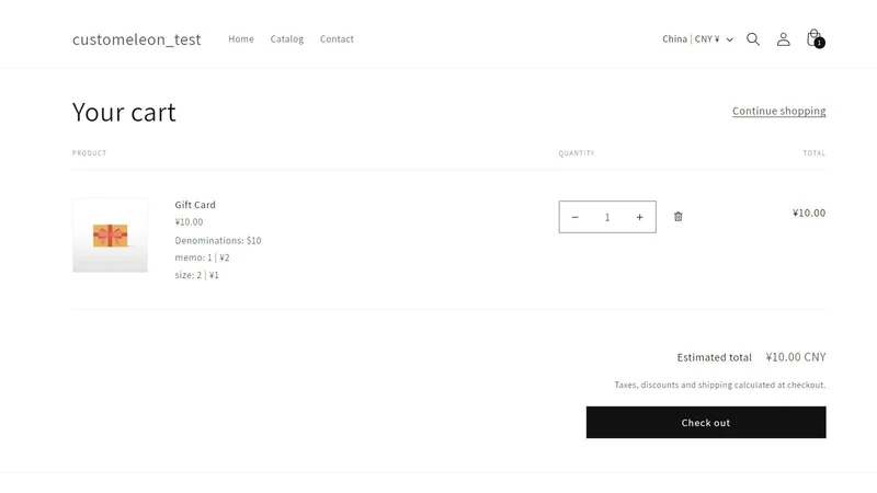 Customeleon Product Options