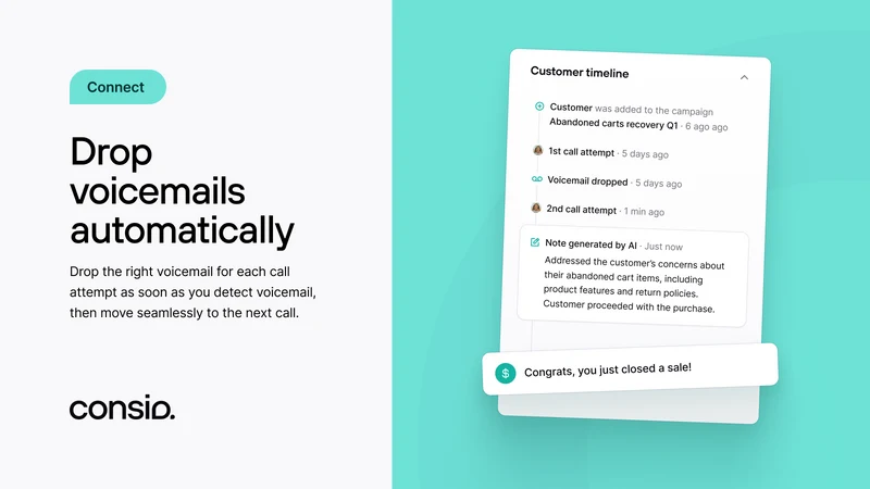 Phone Call & AI Voice ‑ CONSIO