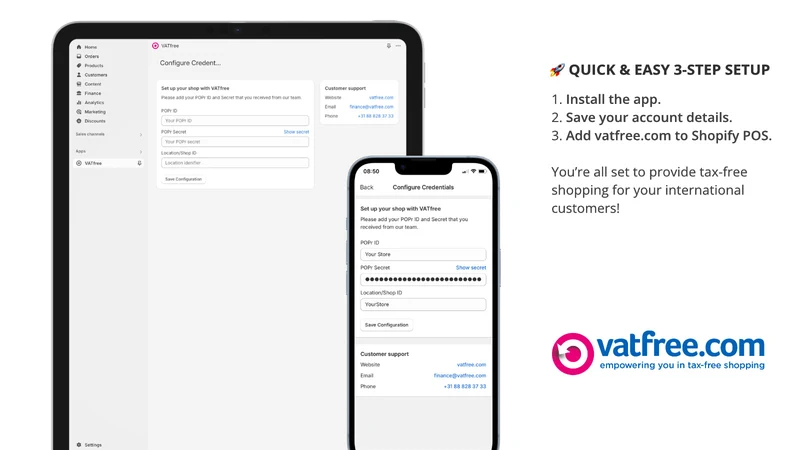 Vatfree.com, Tax Free Shopping