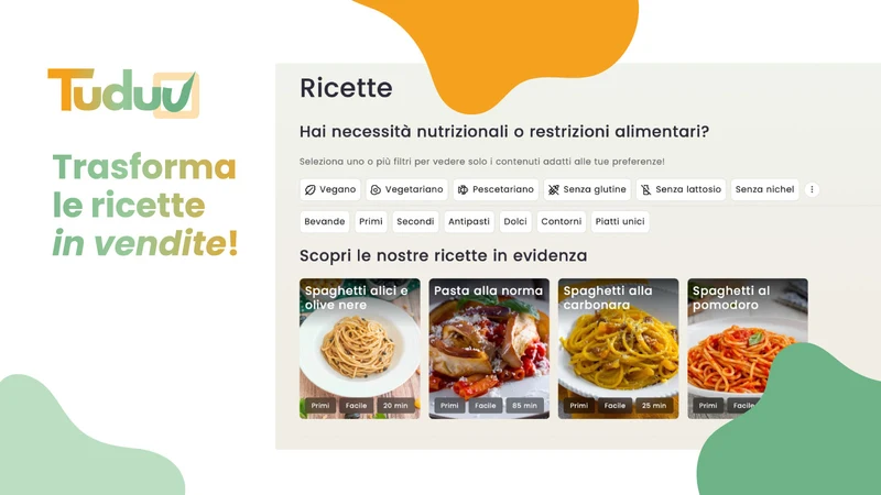 Tuduu ‑ Sell with recipes