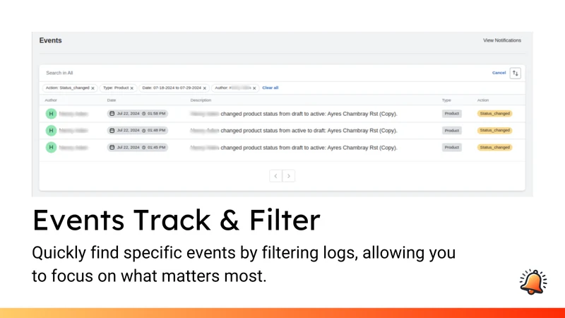 StoreAlert ‑ Event Monitor