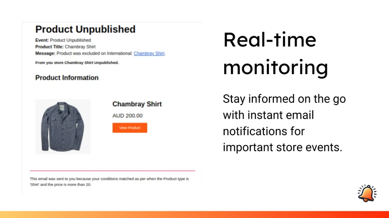 StoreAlert ‑ Event Monitor