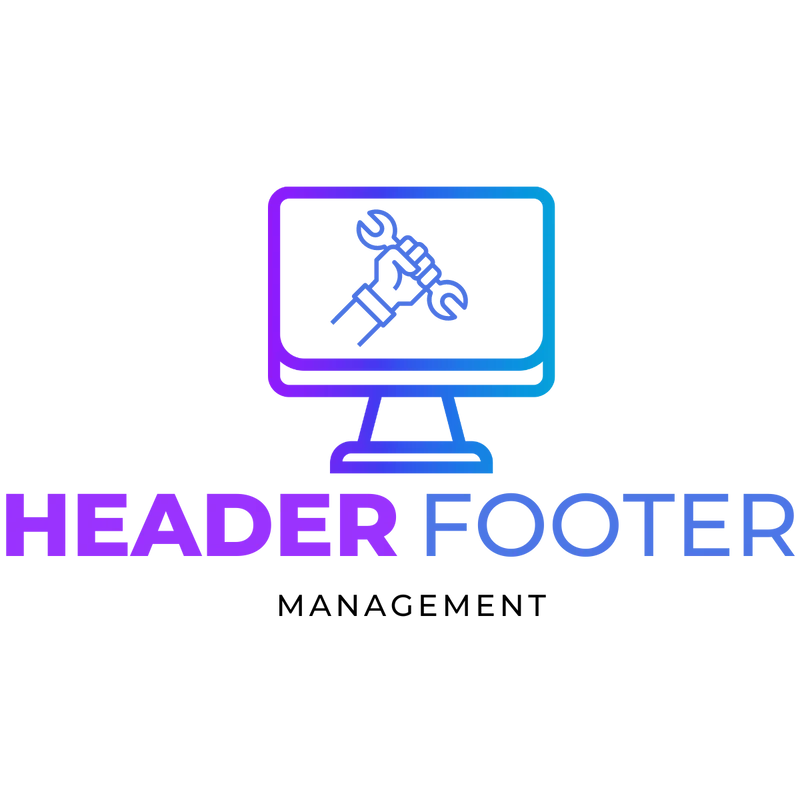 Header Footer Management