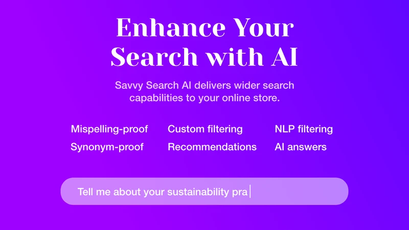 Savvy AI Powered Search Engine