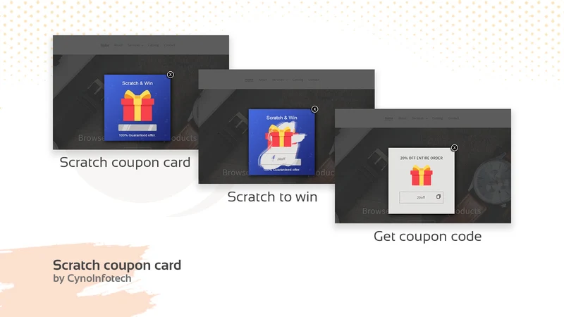 CI Scratch Coupon Card