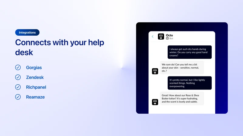 Octocom AI Chatbot & Live Chat