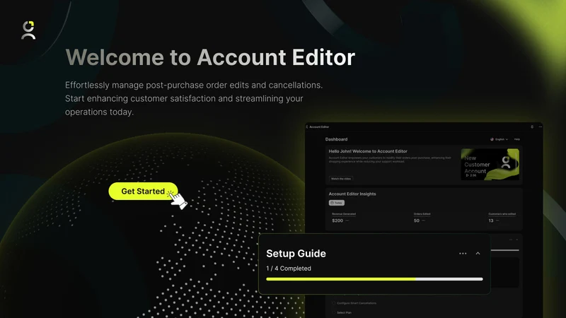 AE: Order Editing & Upsell