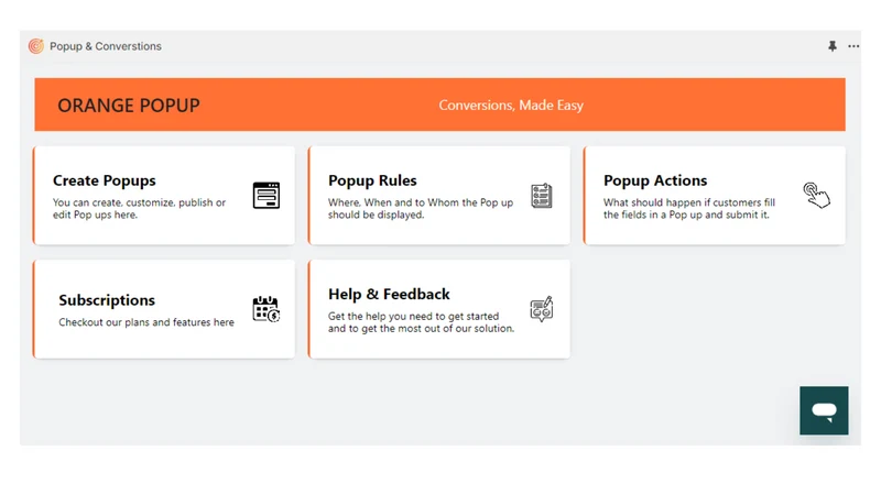 Popup Conversion Wizard