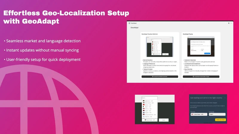 GeoAdapt Geolocation