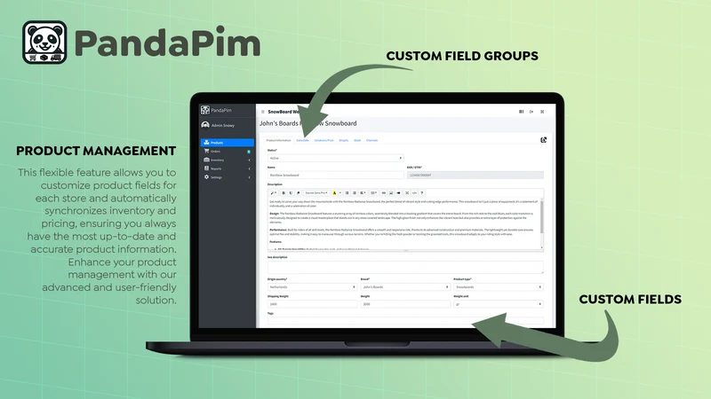 PandaPim: Stock & Ordermanager