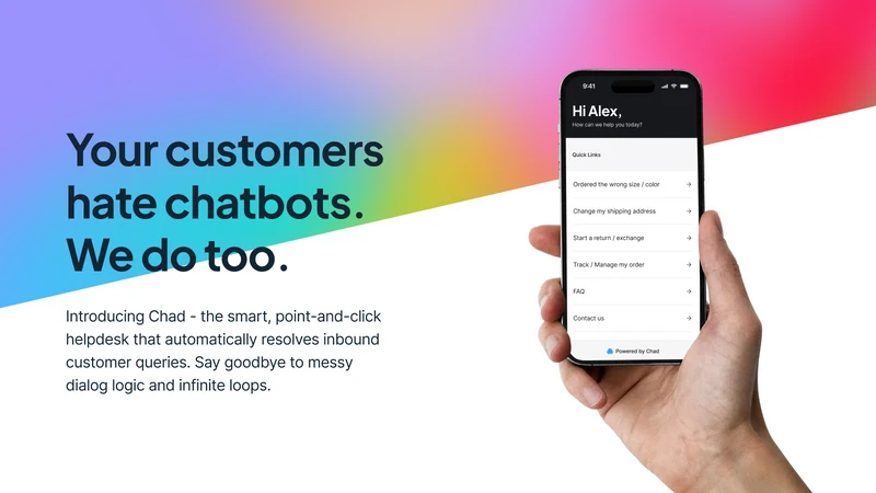 Chad: AI Chat Agent + Helpdesk