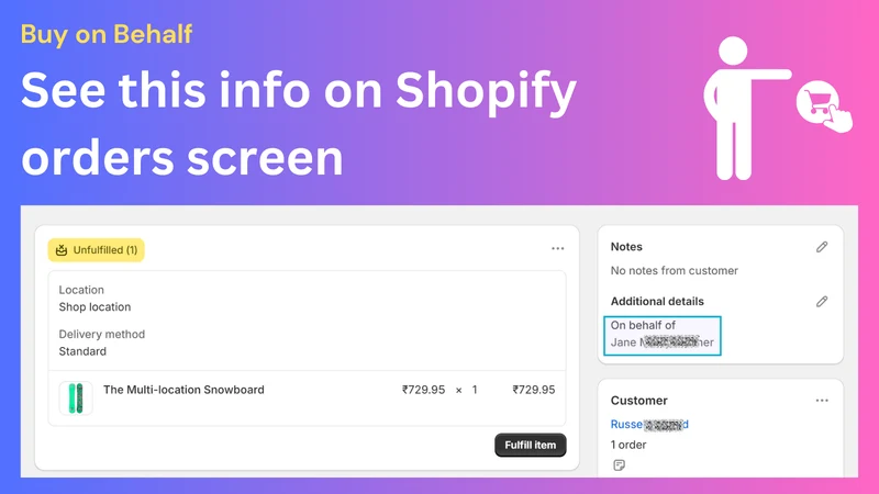 ProxyBuy ‑ Buy on Behalf
