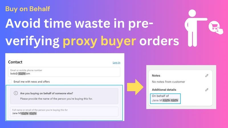 ProxyBuy ‑ Buy on Behalf
