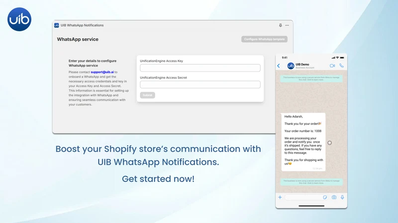 UIB WhatsApp Notifications