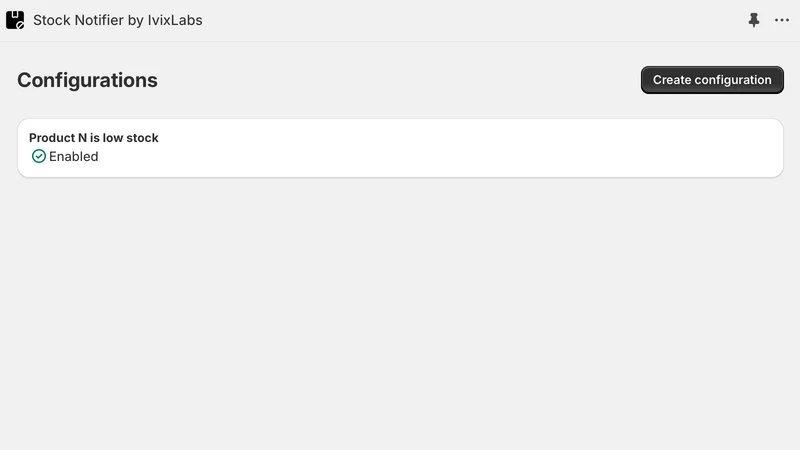IvixLabs Stock Notifier