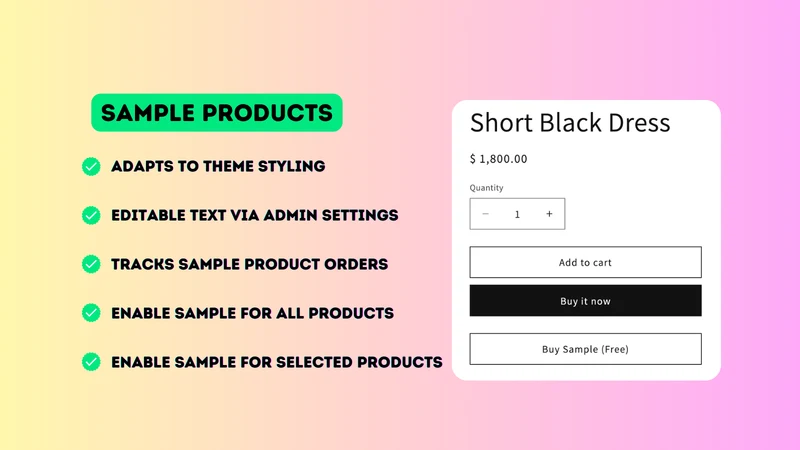 RedChamps: Sample Products