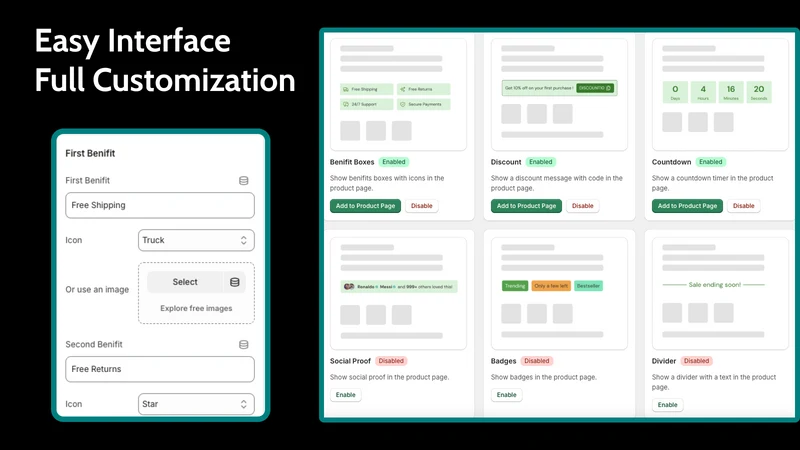 Boostly‑ Product Page Blocks