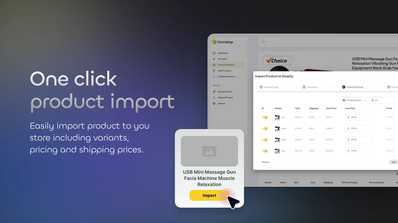 Omnidrop: 1‑Click Fulfillment