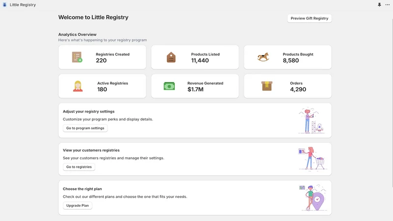 Little Registry: Gift Registry