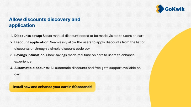 GoKwik Cart Drawer & Upsell