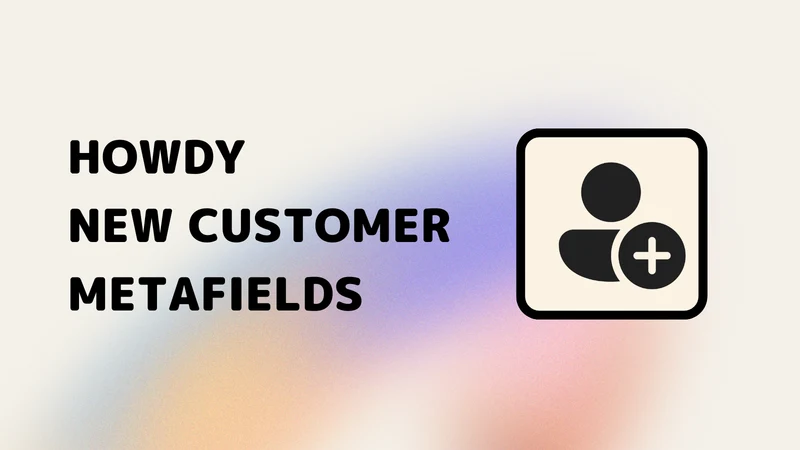 Howdy NewCustomer Registration