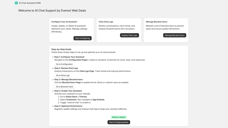 AI Chat Assistant EWA