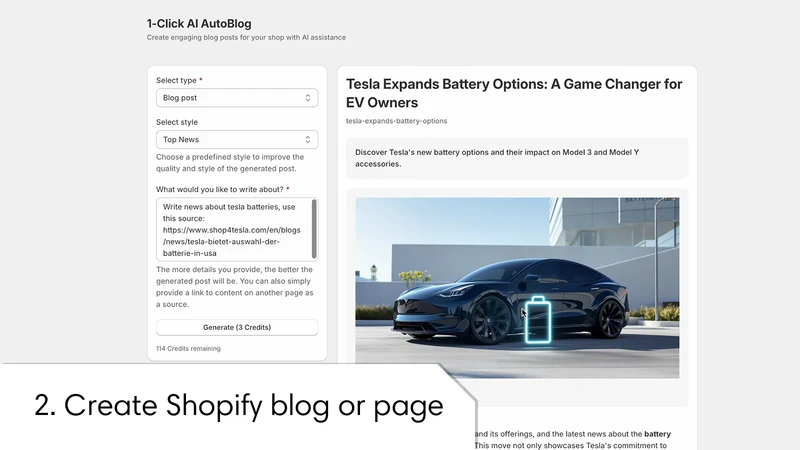 1‑Click AI AutoBlog