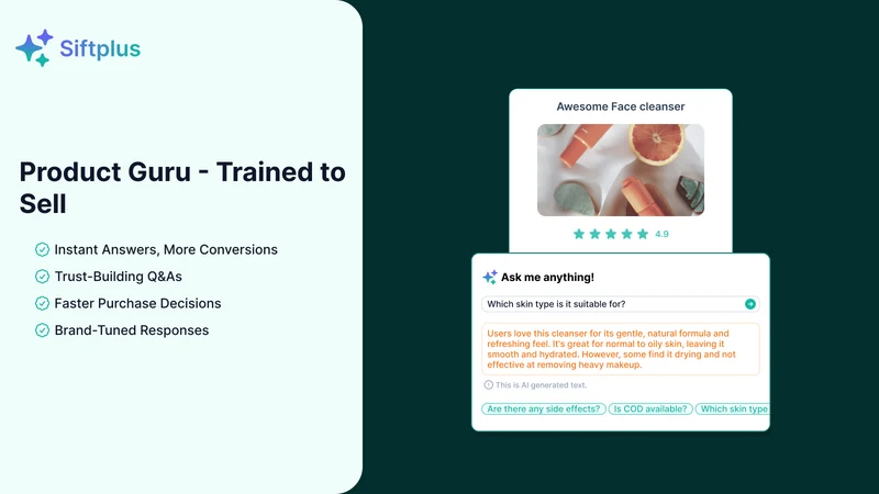 Siftplus AI Sales Assistant