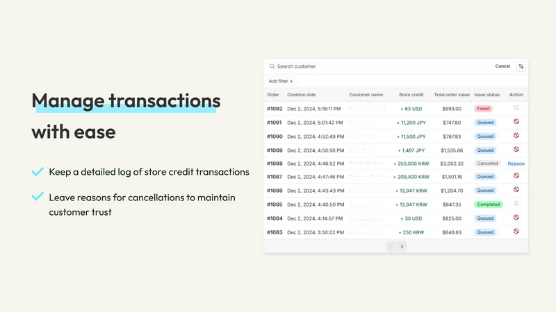 Koin Store Credit & Rewards