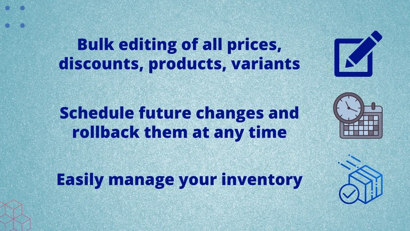 Bulk Product Edit by MITS