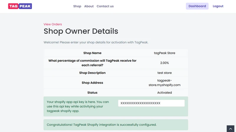 Tagpeak: Rewards that Grow