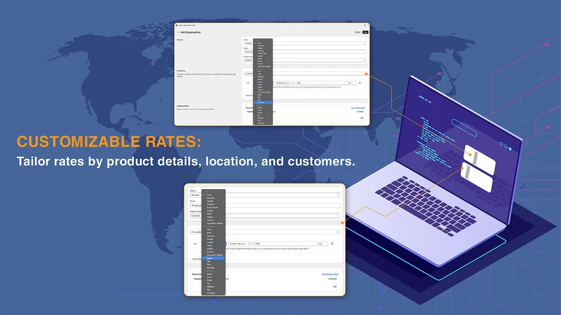 ShipEZ‑ Shipping Rates & Rules