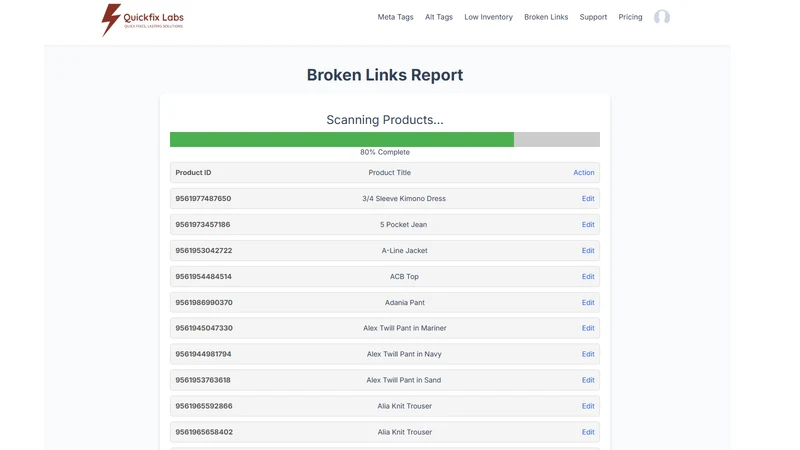 SEO & Inventory Tracker