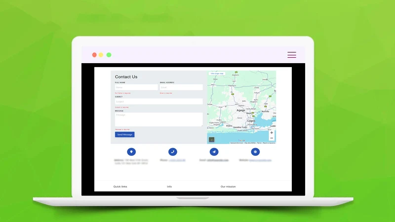 Azark Shop Quick Contact Forms