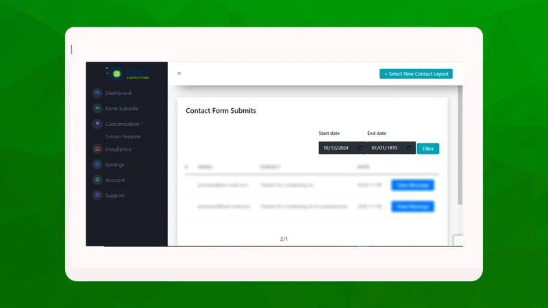Azark Shop Quick Contact Forms