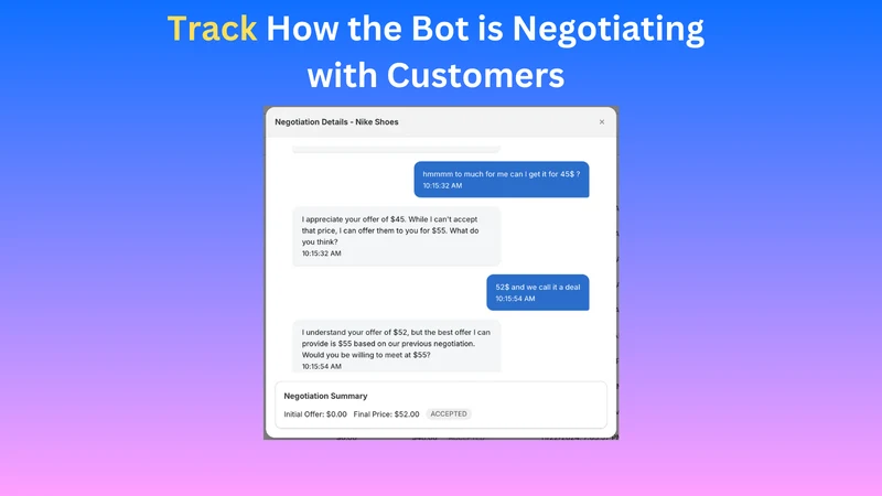 Haggler: AI price negotiation