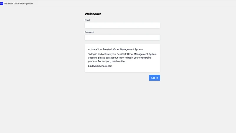 Bevstack Order Management