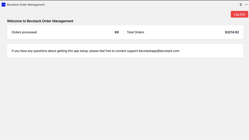 Bevstack Order Management