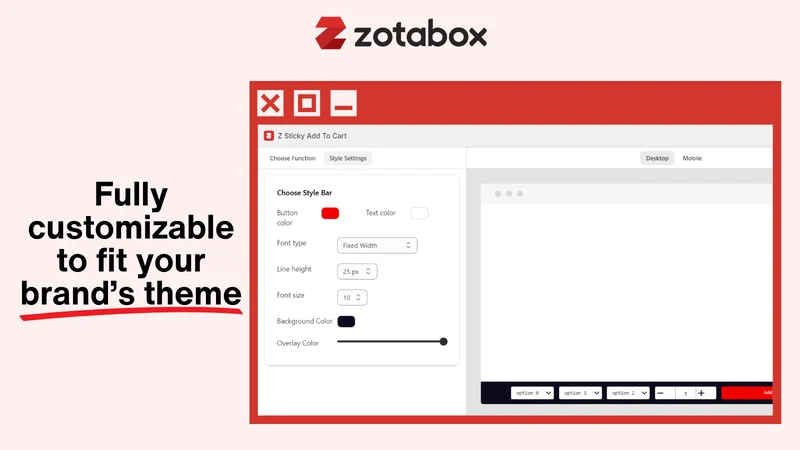 Z Sticky Add To Cart Button