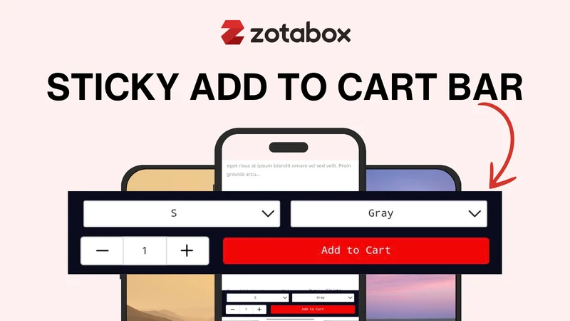 Z Sticky Add To Cart Button