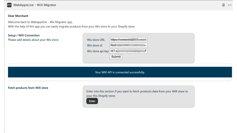 WTE ‑ WIX Migrator