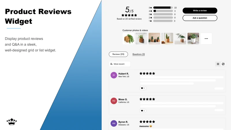 ReviewsJet Product Reviews App